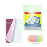 Набор пластиковых обложек ErichKrause Glossy Neon для контурных карт, атласов и тетрадей А4, ПВХ, 306х426мм, 150 мкм 
