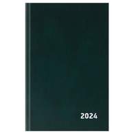 Ежедневник датированный 2024г., А5, 168л., бумвинил, OfficeSpace, зеленый