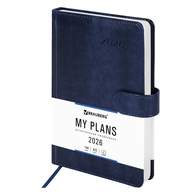 Ежедневник датированный 2026 А5 138x213 мм, BRAUBERG 