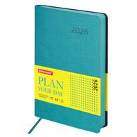 Ежедневник датированный 2026 А5 138x213 мм, BRAUBERG 