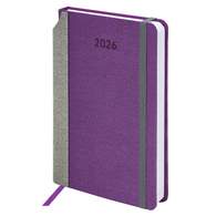 Ежедневник датированный 2026 А5 138x213 мм, BRAUBERG 