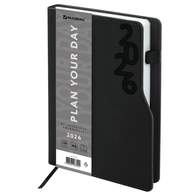 Ежедневник датированный 2026, А5, 150x213 мм, BRAUBERG 