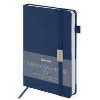 Ежедневник датированный 2026, А5, 138x213 мм, BRAUBERG 