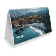 Календарь-домик настольный на гребне с бегунком, 2026 г., BRAUBERG, 160х105 мм, 