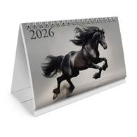 Календарь-домик настольный на гребне с бегунком, 2026 г., BRAUBERG, 160х105 мм, 