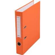Папка-регистратор Lamark PP 50 мм оранжевый, металл.окантовка, карман
