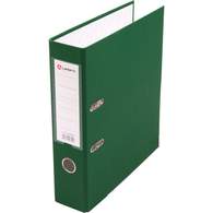 Папка-регистратор Lamark PP 80мм зеленый, металл.окантовка, карман