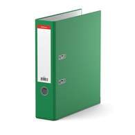 Папка-регистратор Erich Krause Стандарт, сверху пластик, внутри - картон, 70 мм, зеленый