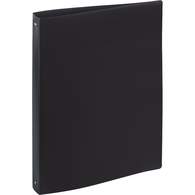 Папка на 4-х кольцах Attache F504/045, А4, 17/32мм, пластик, черная