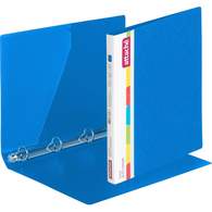 Папка на 4-х кольцах Attache F504/07, А4, 25/32мм, пластик, синяя