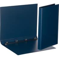 Папка на 4-х кольцах Bantex, А4, 15/25мм, картон/ПВХ, синяя