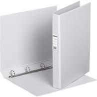 Папка на 4-х кольцах Bantex, А4, 25/35мм, картон/ПВХ, серая