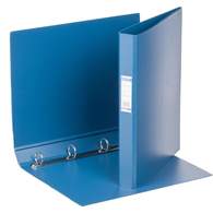 Папка на 4-х кольцах Bantex, А4, 25/35мм, картон/ПВХ, синяя