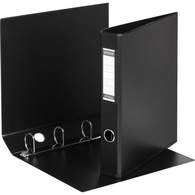 Папка на 4-х кольцах Bantex, А4, 40/50мм, картон/ПВХ, черная