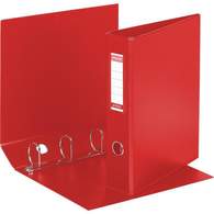 Папка на 4-х кольцах Bantex, А4, 45/60мм, картон/ПВХ, красная