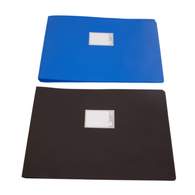 Папка на 4-х кольцах, горизонтальная, А3, 27мм, 0,8мм, синяя