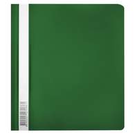 Папка-скоросшиватель с прозрачным листом А5, зеленая