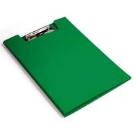 Папка клип-борд, ф.А4, пластик 1.2мм, зеленая