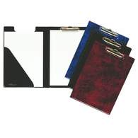 Планшет с крышкой Durable Clipboard Folder, А4, мраморный красный