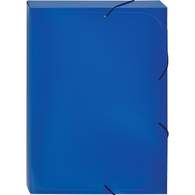 Папка-бокс Attache 318/045, А4, 40мм, на резинке, синяя