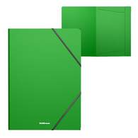 Папка на резинках пластиковая ErichKrause Matt Classic, A4, зеленый 