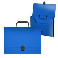 Портфель пластиковый ErichKrause Diagonal Vivid, A4, голубой