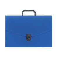 Портфель Attache, А4, 250х370х40, пластик, синий