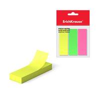 Закладки бумажные с клеевым краем ErichKrause Neon, 25х75 мм, 300 листов, 3 цвета
