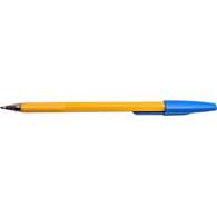 Ручка шариковая Dolce Costo желтый корпус, мет.наконечник, синяя, 0,7 мм