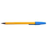 Ручка шариковая Dolce Costo желтый корпус, мет.наконечник, синяя, 1,0 мм