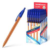 Ручка шариковая автоматическая ErichKrause R-301 Amber Matic 0.7, цвет чернил синий 