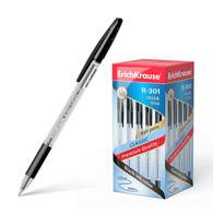 Ручка шариковая ErichKrause R-301 Classic Stick&Grip 1.0, цвет чернил черный 