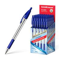 Ручка шариковая автоматическая ErichKrause R-301 Classic Matic&Grip 1.0, цвет чернил синий 