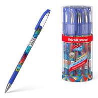 Ручка шариковая ErichKrause ColorTouch Patchwork, цвет чернил синий