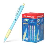 Ручка шариковая автоматическая ErichKrause JOY Pastel, Ultra Glide Technology, цвет чернил синий