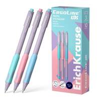 Ручка шариковая ErichKrause ErgoLine® Kids Stick&Grip Pastel 0.5, Super Glide Technology, цвет  чернил синий 