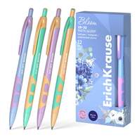 Ручка шариковая автоматическая ErichKrause XR-30 Matic&Grip Pastel Bloom 0.7, цвет чернил синий 