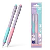 Набор из 2 шариковых ручек ErichKrause ErgoLine® Kids Stick&Grip Pastel 0.5, Super Glide Technology, цвет  чернил синий (в пакете)