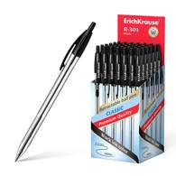 Ручка шариковая автоматическая ErichKrause R-301 Classic Matic 1.0, цвет чернил черный 