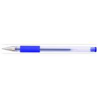 Ручка гелевая Dolce Costo, 0,5мм, прозр.корпус с рез.держателем, синяя D00221