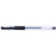 Ручка гелевая Dolce Costo, 0,5мм, прозр.корпус с рез.держателем, черная D00222