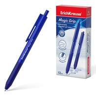 Ручка гелевая сo стираемыми чернилами ErichKrause Magic Grip 0.5, цвет чернил синий 
