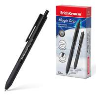 Ручка гелевая сo стираемыми чернилами ErichKrause Magic Grip 0.5, цвет чернил черный 