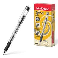 Ручка гелевая ErichKrause Spiral, цвет чернил черный 