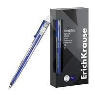 Ручка гелевая ErichKrause Crystal Stick Classic 0.5, цвет чернил синий 