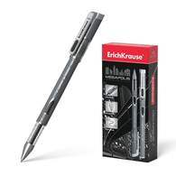 Ручка гелевая Erich Krause MEGAPOLIS gel, 0,5 мм, черный