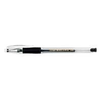 Ручка гелевая Crown HJR-500R, 0,5мм, с резиновым упором, черная