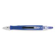 Ручка гелевая Pilot BL-G6-5-L AlfaGel, 0,5мм, автомат, прорезиненный цветной корпус, окно для контроля уровня чернил, синяя