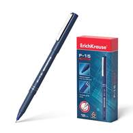 Ручка капиллярная одноразовая EK F-15, 0,6мм, синяя