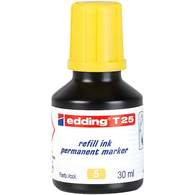 Чернила для маркеров перманент EDDING T25/005, 30мл, желтые
